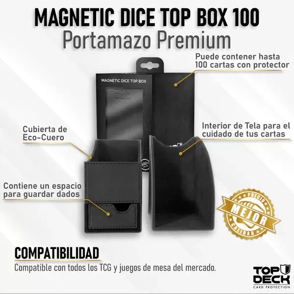 Portamazos Premium -  Magnetic Dice para 100 cartas