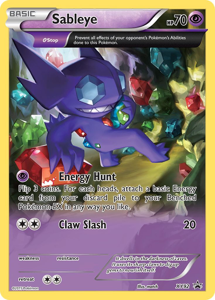 Sableye (XY92) [XY: Promociones de Black Star] 