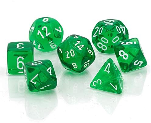 Set de 7 dados para Rol (Traslucidos)