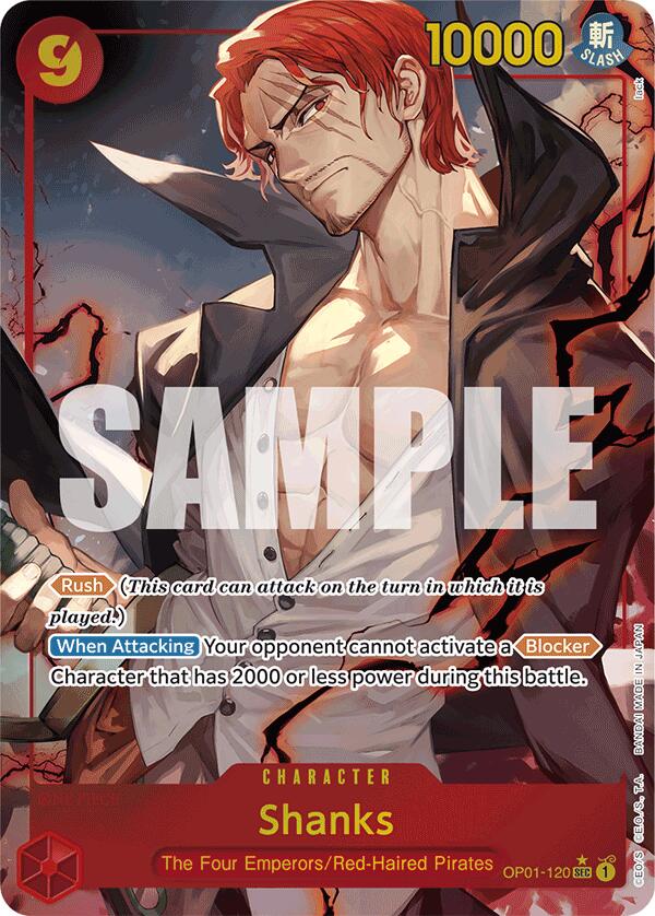 Shanks (OP01-120) (Alternate Art) [Premium Booster -The Best-]