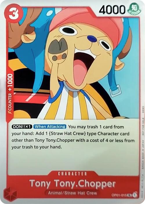 Tony Tony.Chopper [One Piece Demo Deck Cards]