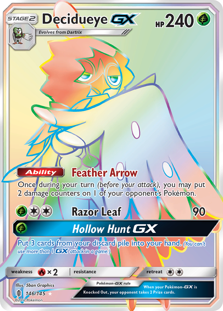 Decidueye GX (146/145) [Sol y Luna: Guardianes en ascenso] 