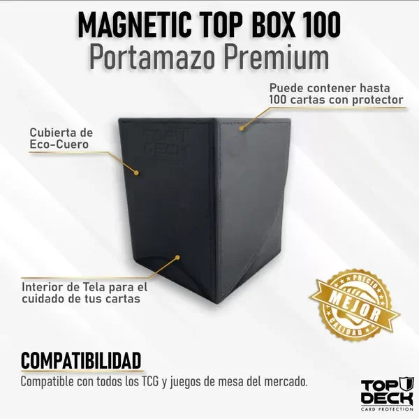 Portamazos Premium - Negro para 100 cartas