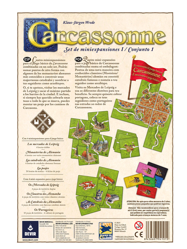 Carcassonne - Expansiones Reunidas