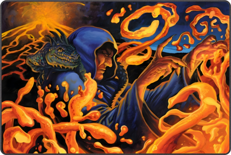 Playmat - Grim Lavamancer