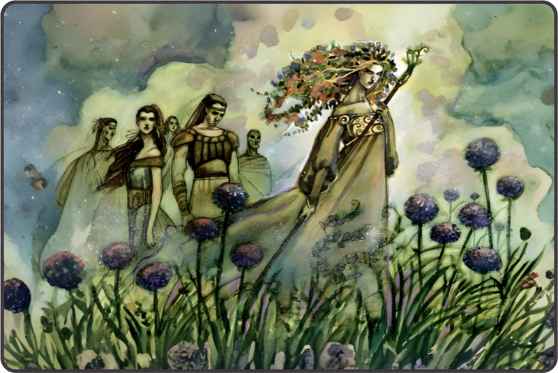 Playmat - Priest of Titania