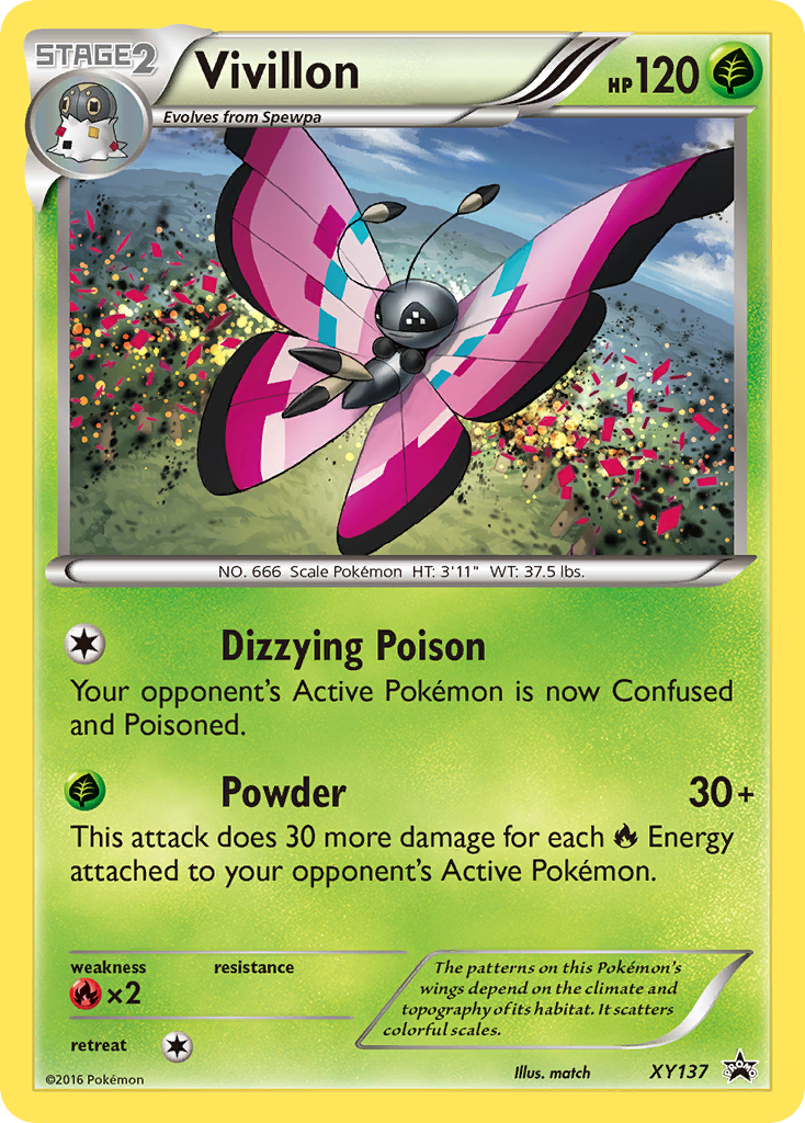 Vivillon (XY137) [XY: Promociones de Black Star] 