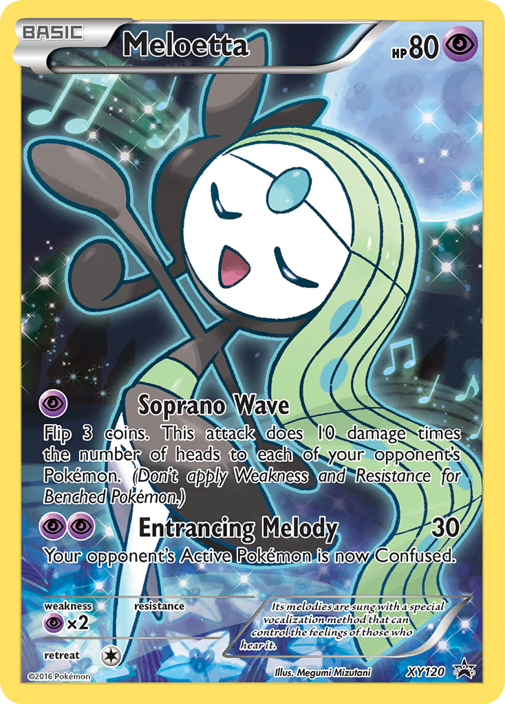 Meloetta (XY120) [XY: Promociones de Black Star] 