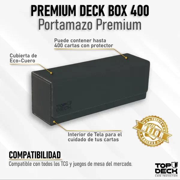 Portamazos Premium - Negro para 400 cartas