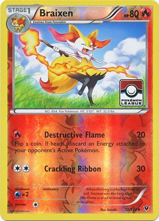 Braixen (12/124) (Promoción de liga) [XY: Destinos en colisión] 