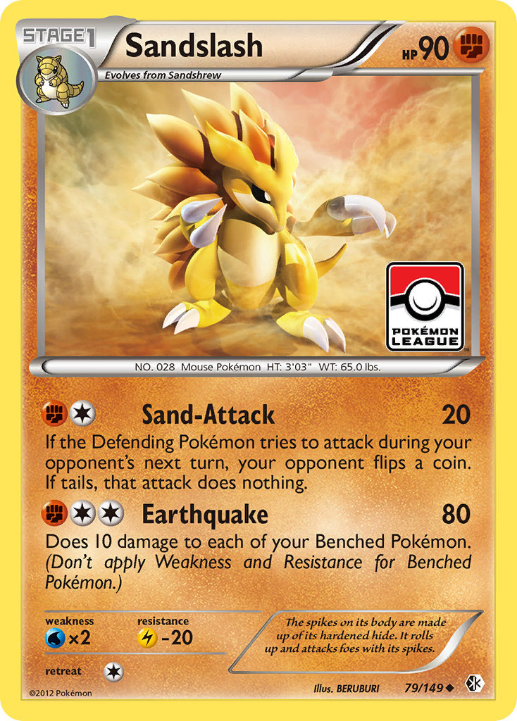 Sandslash (79/149) [Blanco y negro: Límites cruzados] 