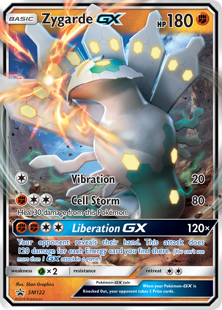 Zygarde GX (SM122) [Sol y Luna: Promociones de Black Star] 