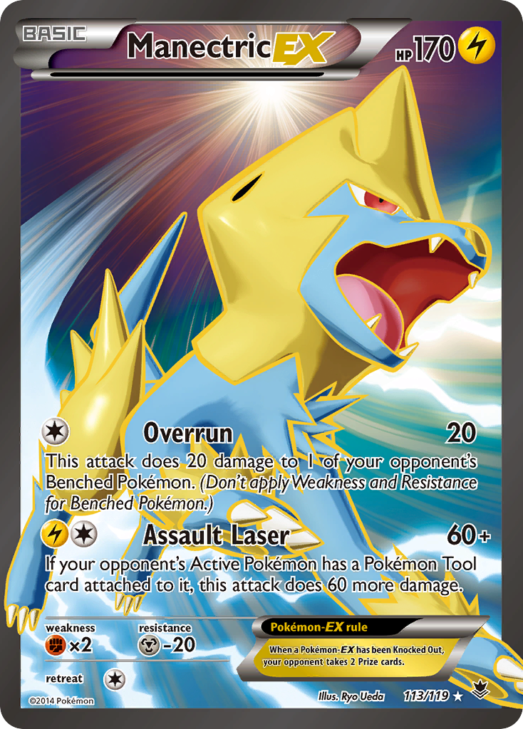 Manectric EX (113/119) [XY: Fuerzas fantasma] 