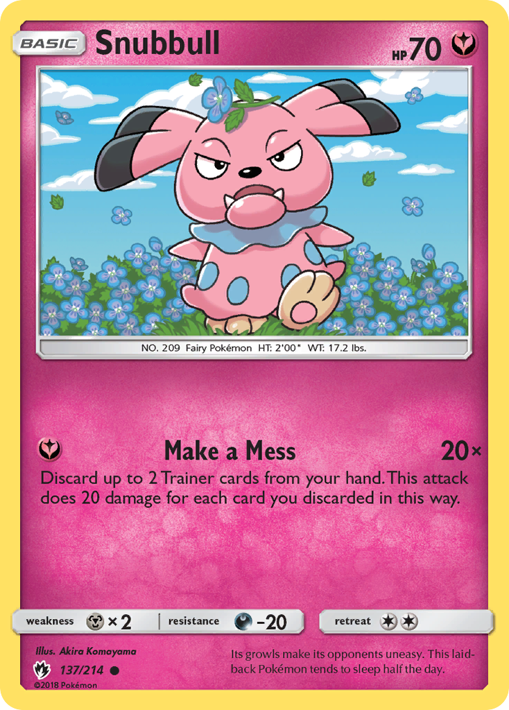 Snubbull (137/214) [Sol y Luna: Trueno perdido] 