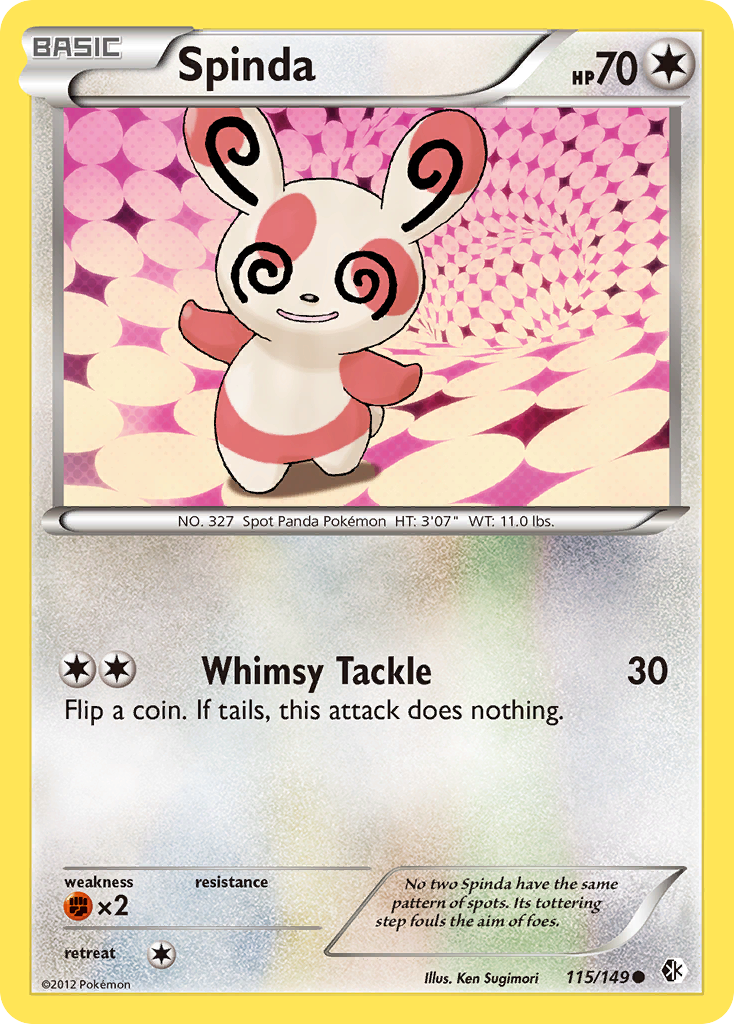 Spinda (115/149) [Black & White: Boundaries Crossed]