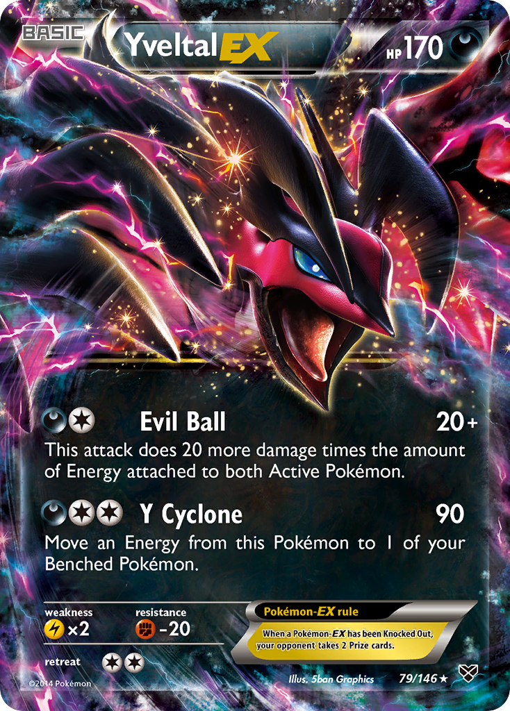 Yveltal EX (79/146) [XY: Conjunto básico] 