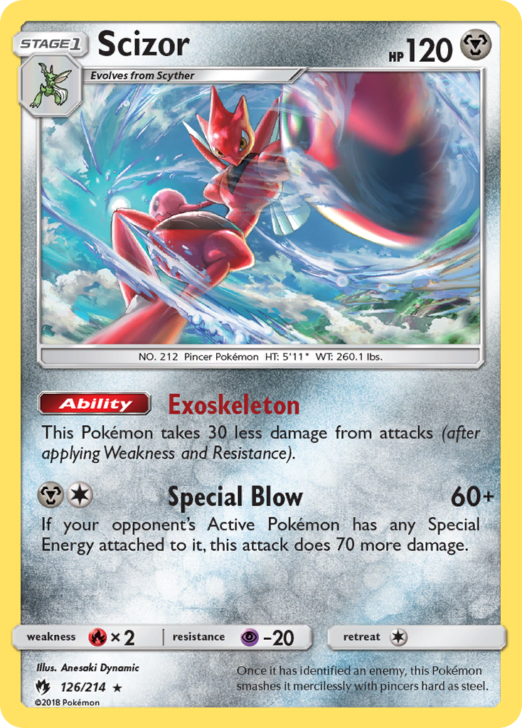 Scizor (126/214) [Sol y Luna: Trueno perdido] 