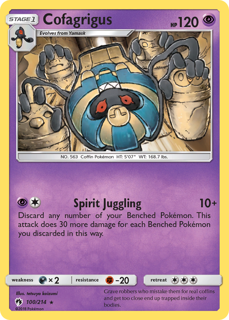 Cofagrigus (100/214) [Sol y Luna: Trueno perdido] 