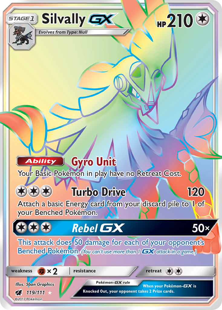 Silvally GX (119/111) [Sol y Luna: Invasión Carmesí] 