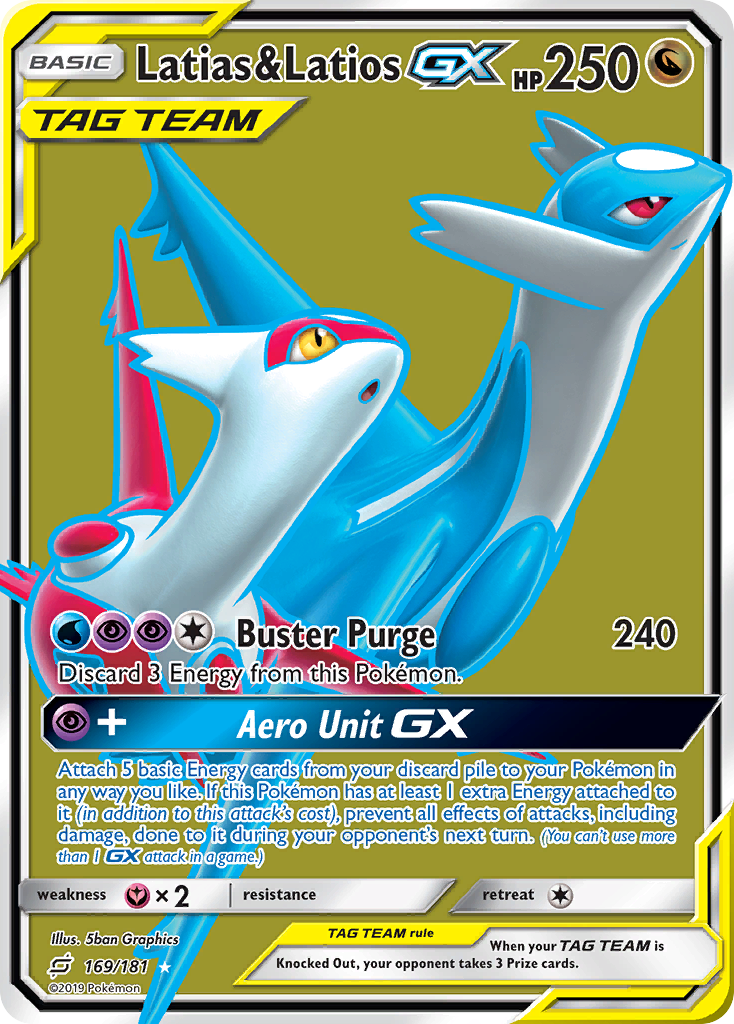 Latias y Latios GX (169/181) [Sol y Luna: forman equipo] 