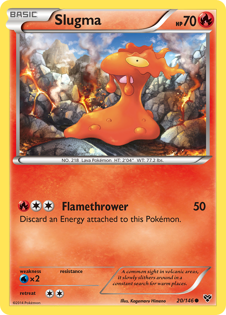 Slugma (20/146) [XY: Conjunto básico] 