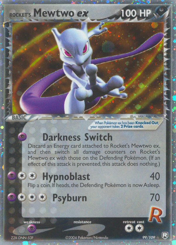 Mewtwo ex de Rocket (99/109) [EX: El regreso del Team Rocket] 