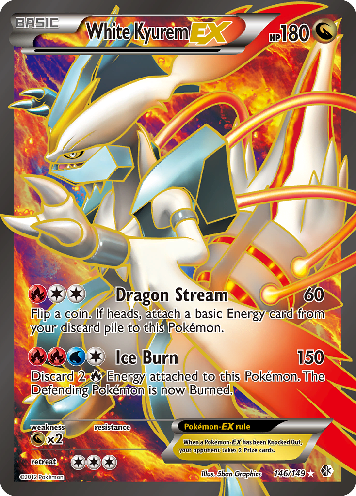 White Kyurem EX (146/149) [Blanco y negro: Límites cruzados] 