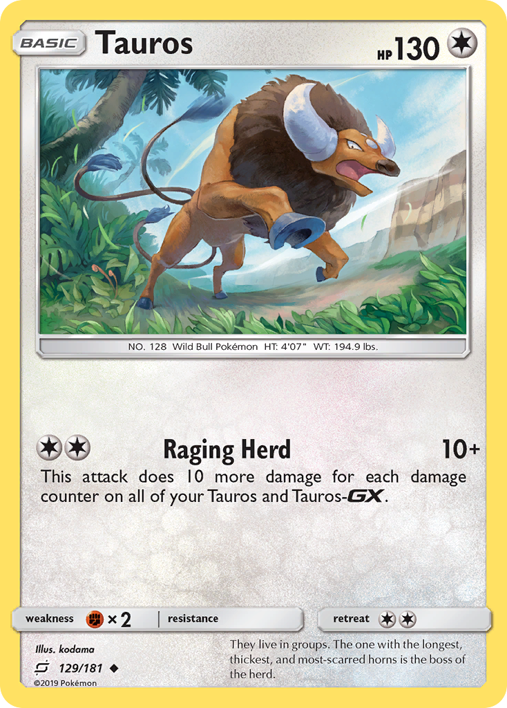 Tauros (129/181) [Sol y Luna: forman equipo] 