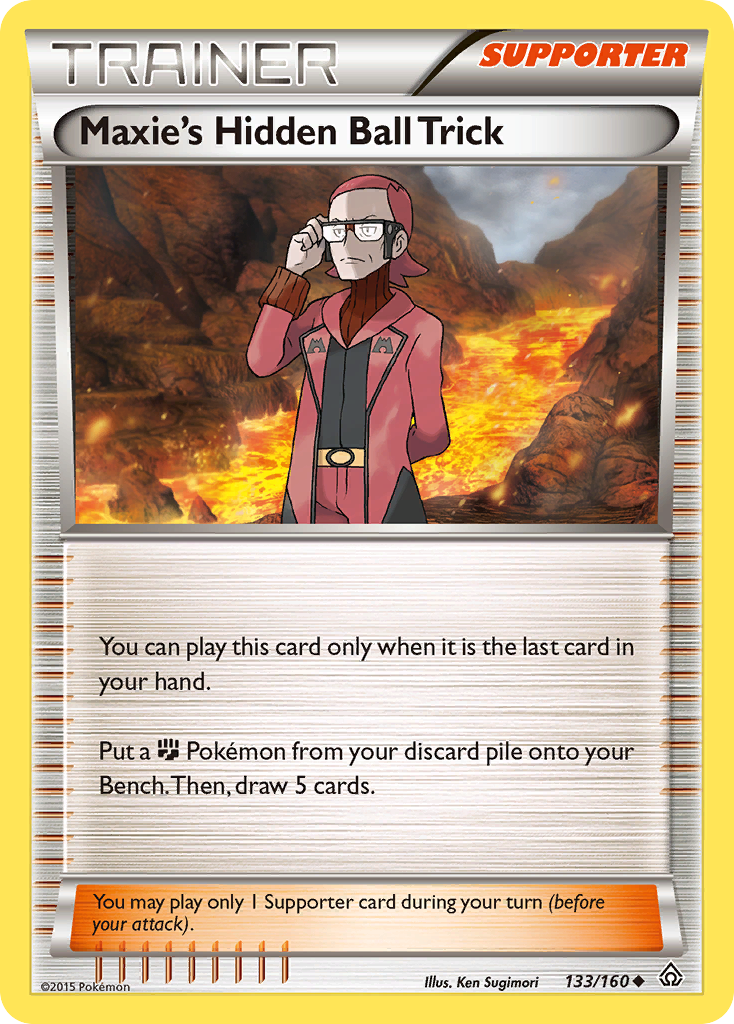 El truco de la bola oculta de Maxie (133/160) [XY: Primal Clash] 