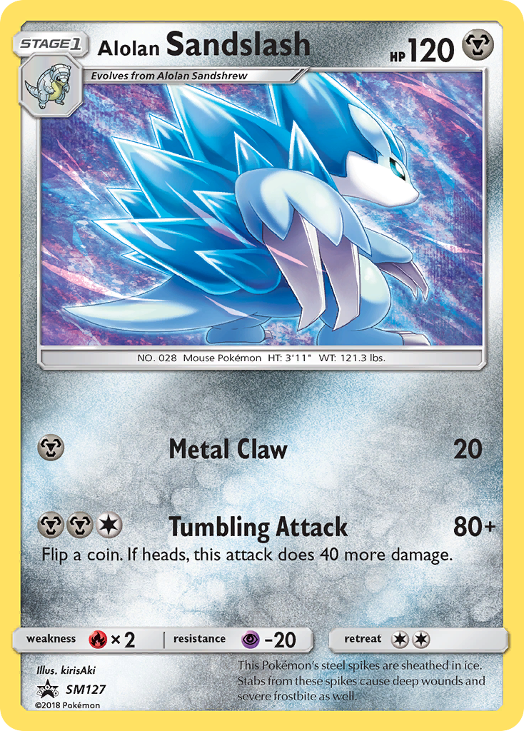 Alolan Sandslash (SM127) [Sol y Luna: Promociones de Black Star] 