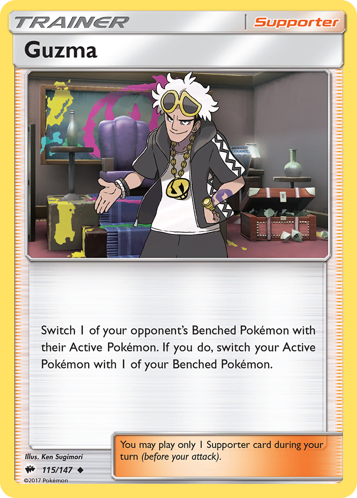 Guzma (115/147) [Sol y Luna: Sombras ardientes] 