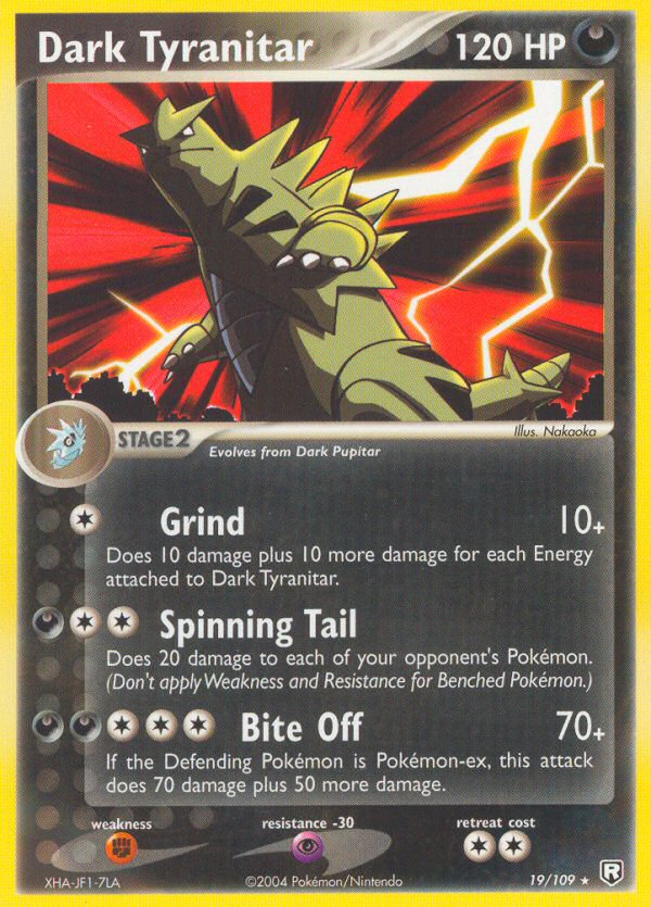 Dark Tyranitar (19/109) [EX: El regreso del Team Rocket] 