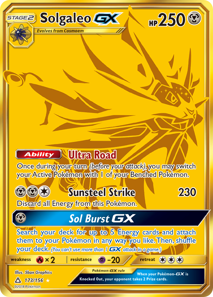 Solgaleo GX (173/156) [Sol y Luna: Ultra Prisma] 