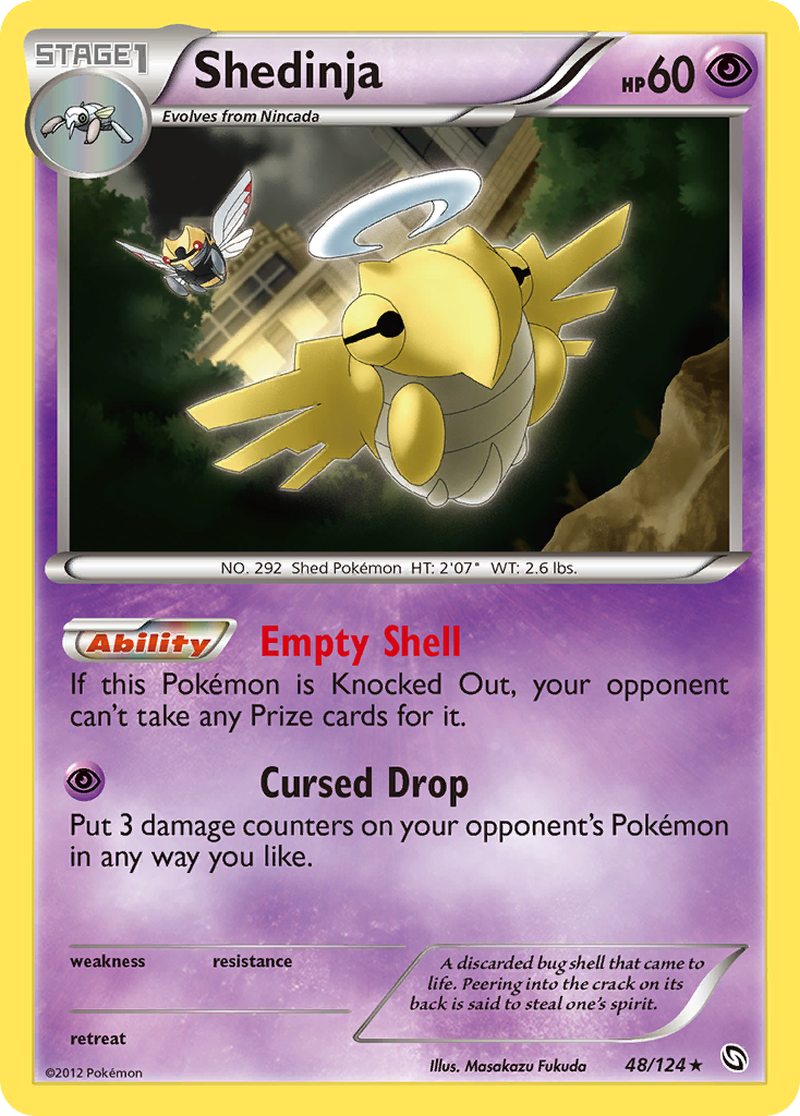 Shedinja (48/124) [Blanco y negro: Dragones exaltados] 