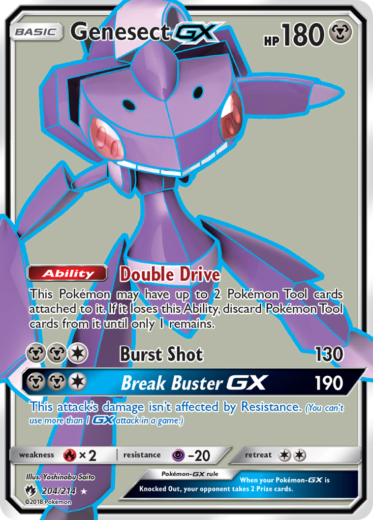 Genesect GX (204/214) [Sol y Luna: Trueno perdido] 