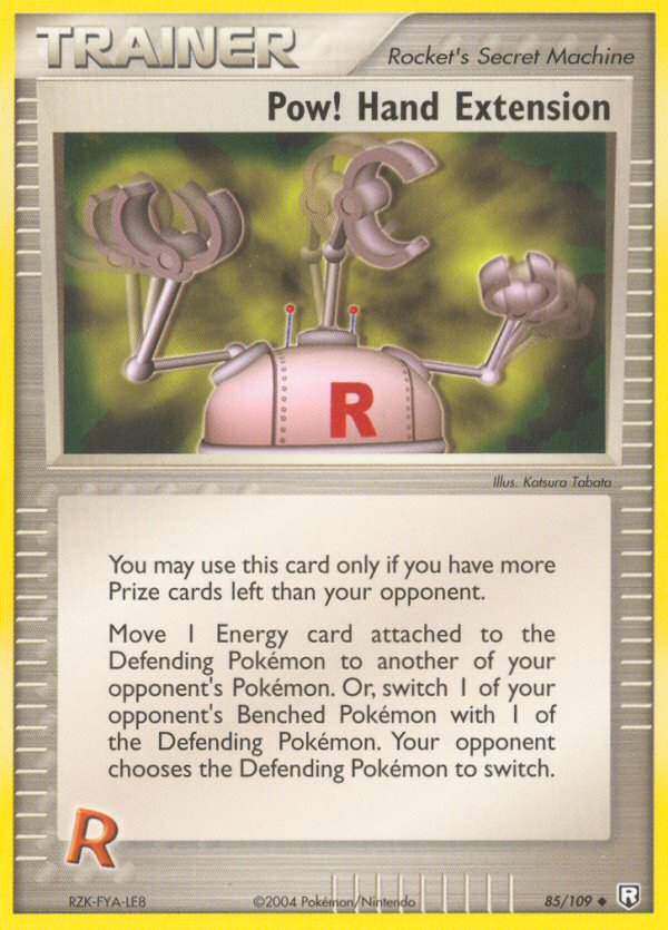 ¡Guau! Extensión de mano (85/109) [EX: El regreso del Team Rocket] 